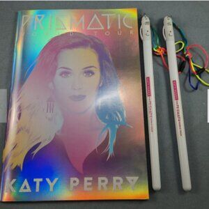 Katy Perry Prismatic Tour Concert Program Souvenir Book+Glow Sticks+Stickers